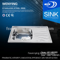 WY-8050B Middle East stainless custom size kitchen sink with rich OEM experience